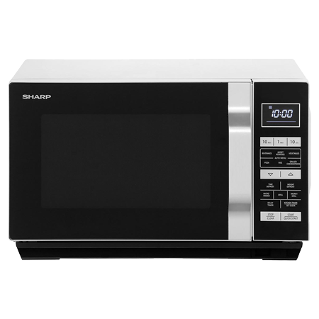SHARP R360SLM, 900W Microwave Grill Silver with Touch Controls