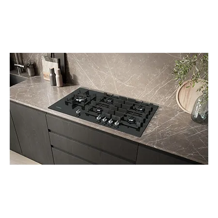 SIEMENS EP9A6MI40 90 cm Gas hob Tempered glass, Black