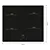 SIEMENS EU611BEB5B 59cm Induction Hob - Black