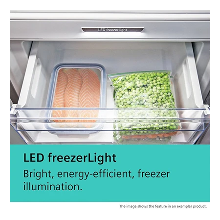 SIEMENS GS36NAXCG Total No Frost Tall Freezer - Black