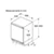 SIEMENS GU21NVFE0G Built Under Frost Free Freezer with Fixed Hinge Door