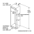 SIEMENS KI87VVS30G iQ300 Built-In Low Frost Fridge Freezer Sliding hinges