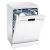 SIEMENS SN236W02MG 60cm Freestanding Dishwasher - 14 Place Settings with A++ Energy Rating in White Ex-Display Model