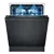 SIEMENS SN95EX12CG Built in 60cm Full Size Dishwasher in Black