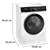 SIEMENS WG56H2A9GB Freestanding  iQ500 Washing machine 10kg wash, 1600rpm, White