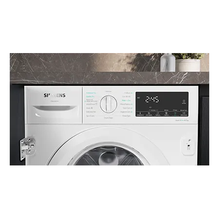 SIEMENS WK14D490GB 8kg Washer / 5kg Dryer - White) (Built-in)