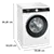 SIEMENS WN54G1A1GB 10kg/6kg 1400rpm Washer Dryer - White