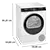 SIEMENS WQ45G203GB 9kg Heat Pump Tumble Dryer - White