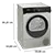 SIEMENS WQ46H2DXGB 9kg Heat Pump Tumble Dryer - Silver