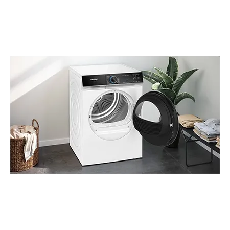 SIEMENS WR47B2C9GB Freestanding iQ700  9Kg Heat Pump Tumble Dryer, White