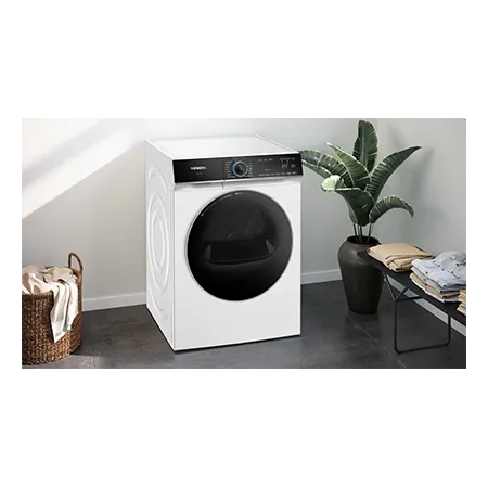 SIEMENS WR47B2C9GB Freestanding iQ700  9Kg Heat Pump Tumble Dryer, White