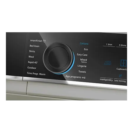 SIEMENS WR47B2CSGB Freestanding 9Kg Heat Pump Tumble Dryer, Silver