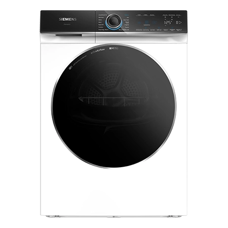 SIEMENS WR47B2C9GB Freestanding iQ700  9Kg Heat Pump Tumble Dryer, White