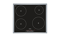 SIEMENS EH645FE17E iQ300 60 cm 4 Zone Induction Hob with Touch Controls & stainless steel trim.Ex-Display