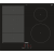 SIEMENS EX611BEB1E 60cm Induction Hob with 4 burners in Black.Ex-Display Model