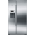 SIEMENS KA90IVI20G American Style Side By Side Fridge Freezer with A+ Energy Rating in Stainless Steel