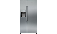 SIEMENS KA93IVIFPG American Style Side By Side  Fridge Freezer  Non plumbed in Silver