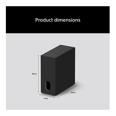 SONY SASW8 BRAVIA Theatre Sub 8 Wireless 300W Subwoofer - Black