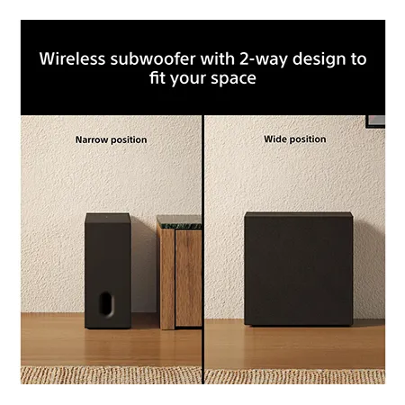 SONY SASW8 BRAVIA Theatre Sub 8 Wireless 300W Subwoofer - Black