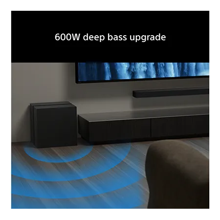 SONY SASW9 BRAVIA Theatre Sub 9 Wireless 600W Subwoofer - Black