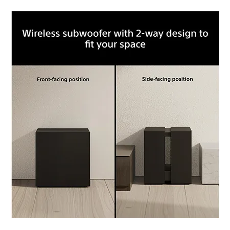 SONY SASW9 BRAVIA Theatre Sub 9 Wireless 600W Subwoofer - Black