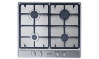 STOVES SGH600C-Steel 60cm Gas Hob with Cast Iron Supports and 4 Zones in Stainless Steel. Ex-Display Model.