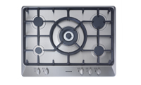 STOVES SGH700CSST Stoves 5 Burner and Wok Gas Hob with Cast Iron Pan Supports in Black