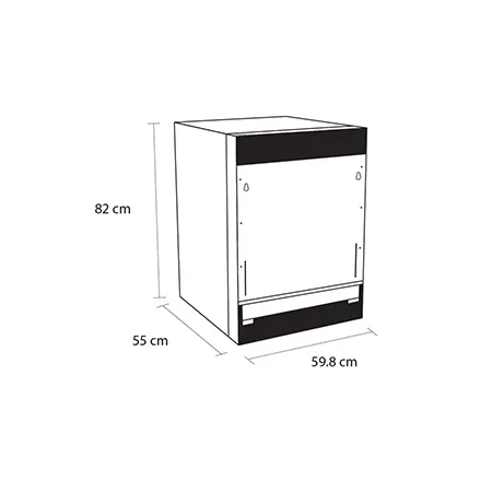 Sensis DWBI0213FSDWA Integrated Dishwasher - 13 Place Settings - White