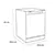 Sensis DWF0214FSDWA Dishwasher - 14 Place Settings - White