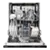 Sensis DWI0113FSDW 13 Place Settings Integrated Dishwasher
