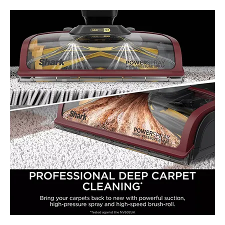 Shark EX220UK CarpetXpert HairPro Pet Deep Carpet Cleaner - Grey/Burgundy