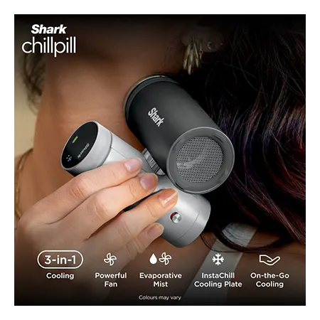 Shark FA022UKLV ChillPill 3-in-1 Fan, Mist & InstaChill System - Haze