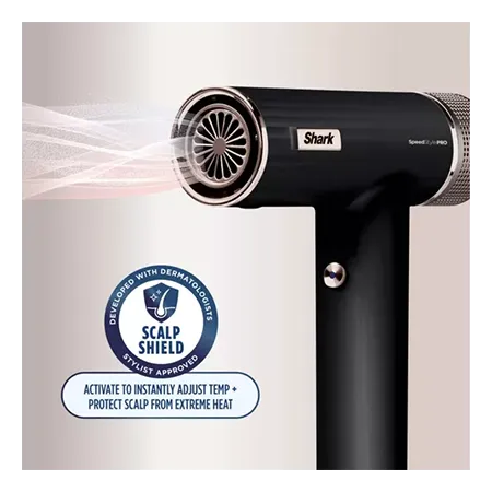 Shark HD701UK SpeedStyle Pro High-Velocity Hair Dryer - Black