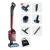 Shark ICZ300UK Anti Hair Wrap Cordless Upright Vacuum Cleaner with PowerFins & Powered Lift-Away - 60 Minute Run Time - Red