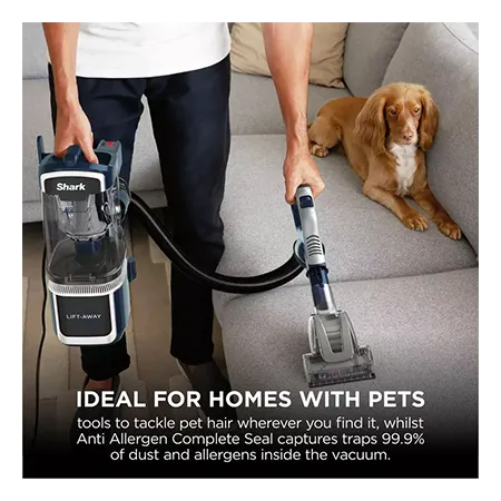Shark LA400UKT Corded Upright Vacuum Cleaner - Navy