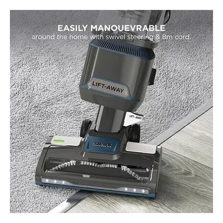 Shark NV603UK Classic Upright Vacuum Cleaner - Grey & Dark Blue