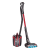 Shark ICZ300UK Anti Hair Wrap Cordless Upright Vacuum Cleaner with PowerFins & Powered Lift-Away - 60 Minute Run Time - Red