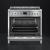 Smeg A19 90cm Dual Fuel Range Cooker Stainless Steel