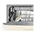 Smeg DIFABCR Built-In 60cm Dishwasher Cream