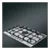 Smeg P272XGH 75cm Cucina Gas Hob Stainless Steel