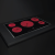 Smeg SE395ETB 90cm Touch Control Ceramic hob with angled edge glass