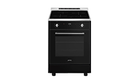 Smeg CP60ITVN 60cm Electric Cooker Black with Induction Hob