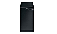 Smeg D4B1 45CM Freestanding Slimline Dishwasher in Black with Energy Rating A+