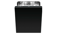 Smeg DISD13 60cm Fully Integrated Dishwasher with 13 Place Settings in Black