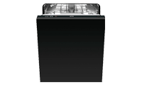 Smeg DISD13 60cm Fully Integrated Dishwasher with 13 Place Settings in Black Smeg DISD13 60cm Fully Integrated Dishwasher with 13 Place Settings in Black
