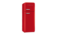 Smeg FAB30RFR 50s Retro Style Aesthetic Freestanding Fridge Freezer Red with A++ Energy Rating