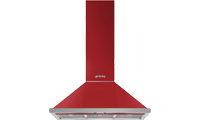 Smeg KPF9RD 90 cm Chimney Cooker Hood in Red with A+ Energy Rating Smeg KPF9RD 90 cm Chimney Cooker Hood in Red with A+ Energy Rating