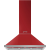 Smeg KPF9RD 90 cm Chimney Cooker Hood in Red with A+ Energy Rating