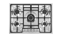 Smeg PGF754 70cm 5 Burner Gas Hob Smeg PGF754 70cm 5 Burner Gas Hob