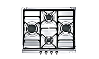 Smeg SE60SGH3 60cm "Classic" Gas Hob, with Cast Iron Pan Stands